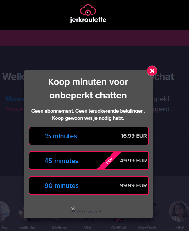 kosten jerkroulette prijs