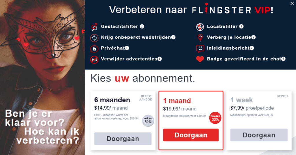 Wat kost Dirtyroulette.com