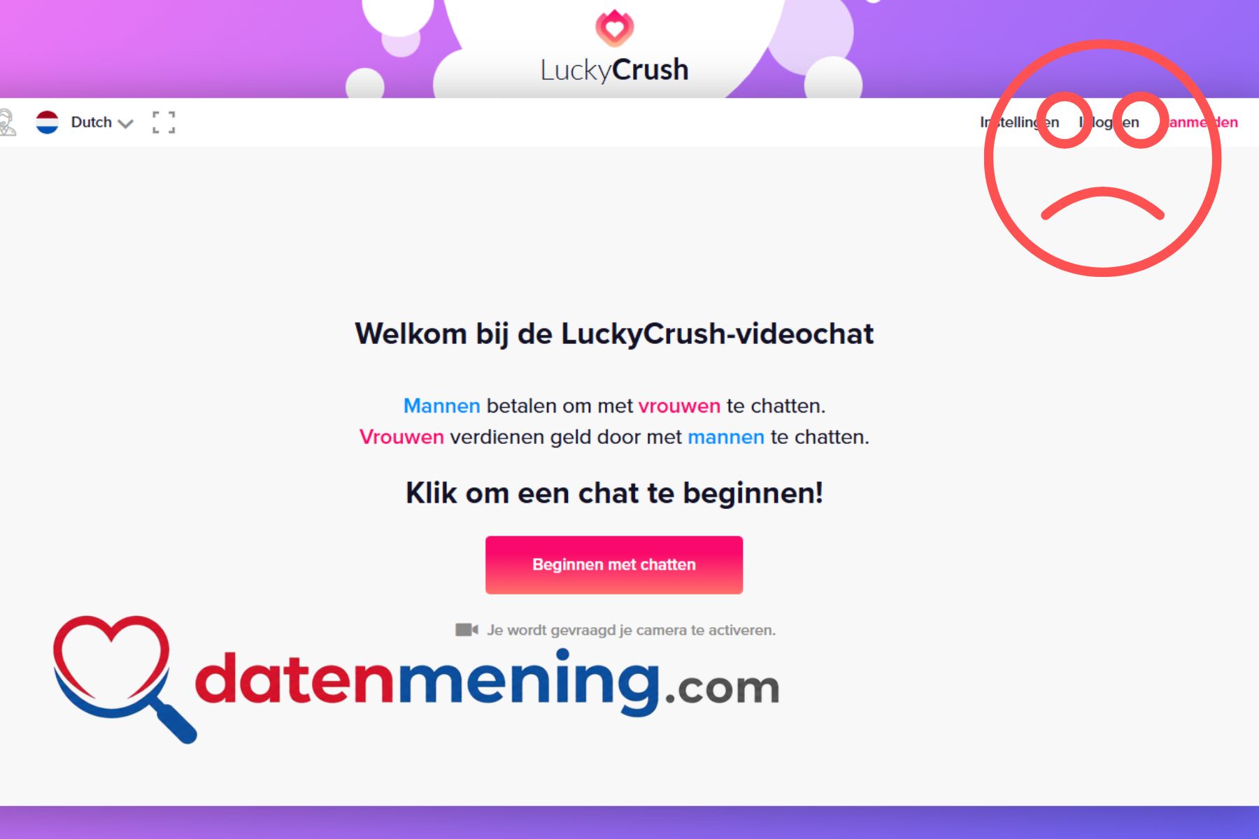 lucky crush oplichting