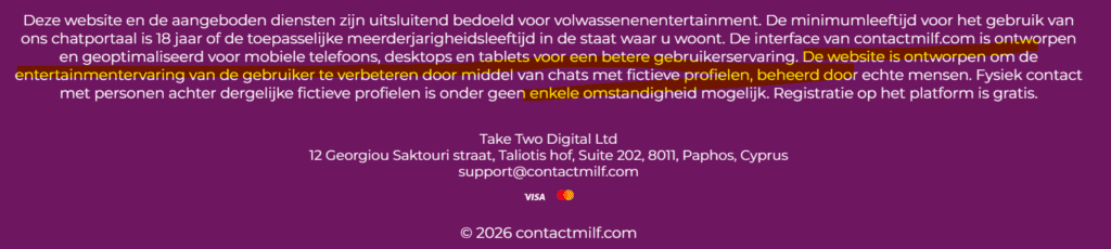 Review Contactmilf.com: Pure geldklopperij met een vieze affiliate-truc Hier is het bewijs dat we te maken hebben met nepprofielen: ze zeggen het zelf!