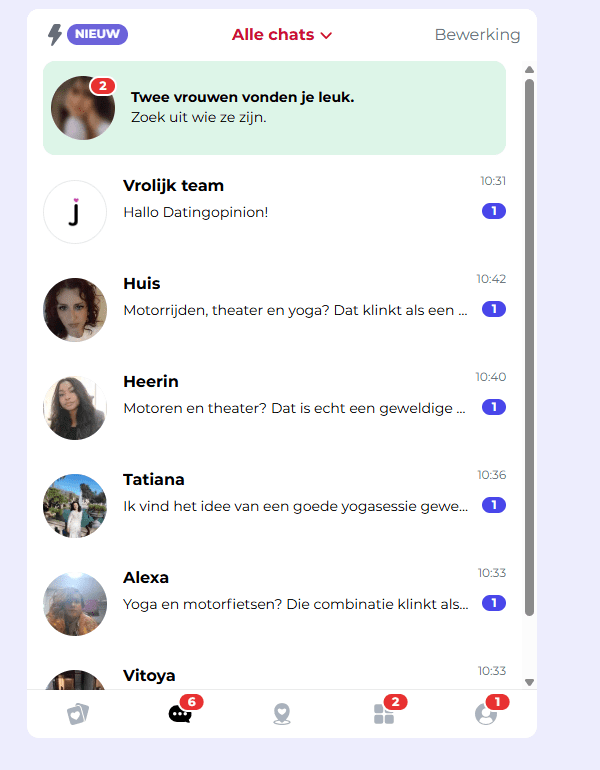 We hanteren een wachttijd van enkele minuten voordat u automatische berichten ontvangt.