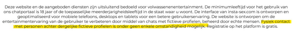 insta-sex.com ontmaskerd: Kleurrijke rookgordijnen, nepprofielen en een giga financiƫle kater Het is namelijk overduidelijk dat we hier te maken hebben met oplichterij