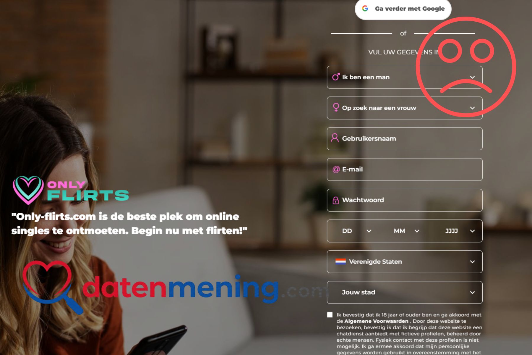 Review Only-flirts.com: Een glimmende geldval vol nepaccounts only flirts oplichting